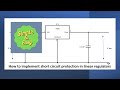 How to implement input short circuit protection in linear regulators