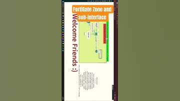 How to create Zone in Fortigate Firewall | Fortigate firewall zone setting | Fortinet Sub-interface