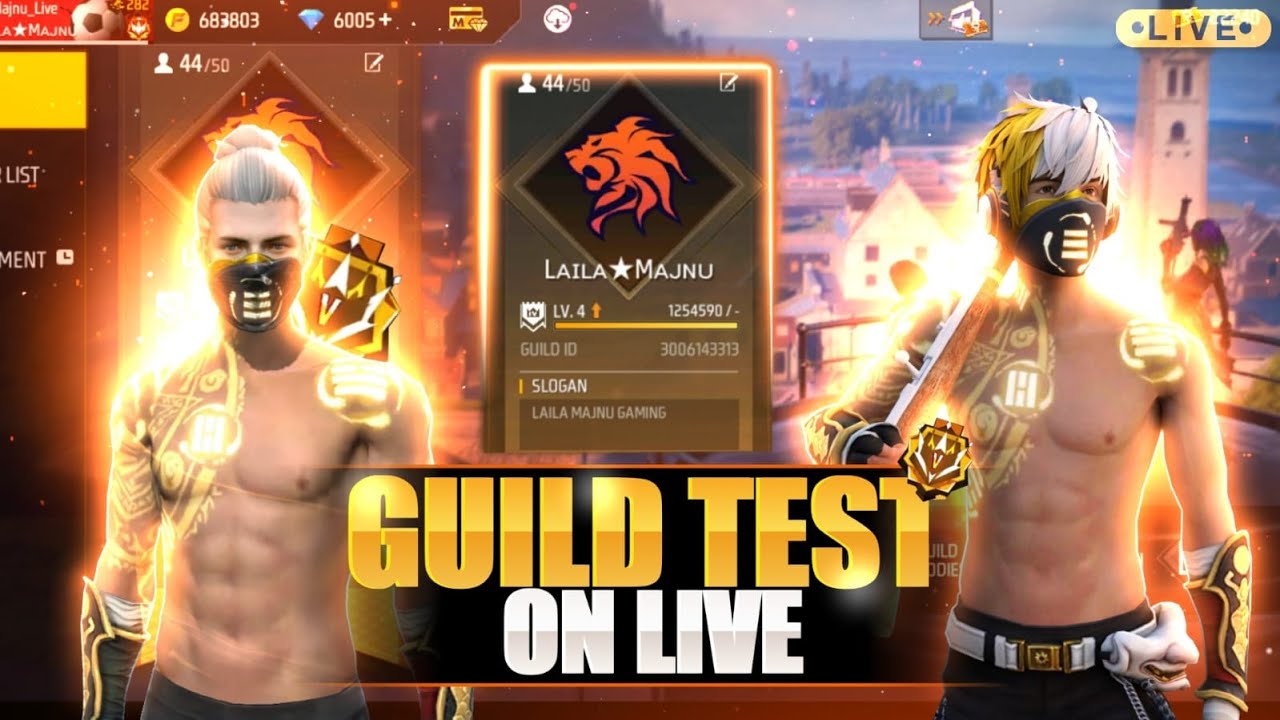 HARDEST GUID TEST 1 VS 2😯 || ESPORTS PLAYER GUILD TEST || FREE FIRE ...