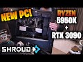 SHROUD unboxing + testing NEW PC (Ryzen 5950X + RTX 3090) | DayZ