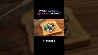 Which Country Spread the Best? #asmr #satisfying