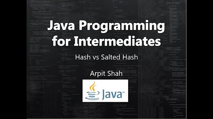 Hash vs Salted Hash (How to store password) Java