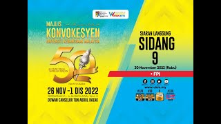 Majlis Konvokesyen UKM ke 50 - Sidang 9
