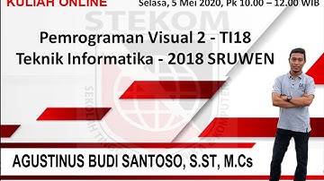Belajar membuat form input nilai visual Studio 2010 (VbNet) kuliah online sekolah tinggi di sruwen