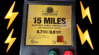 American Farm Works Electric Fence Install