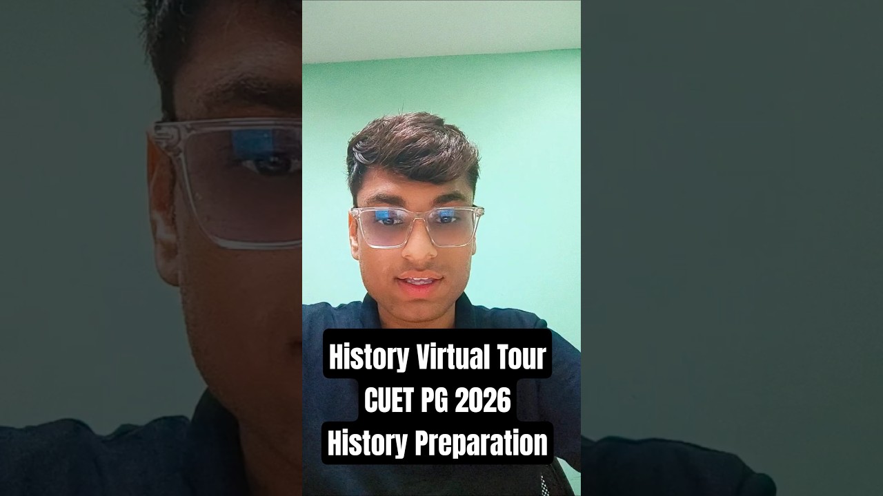 History Virtual Tour | CUET PG 2026 History Preparation | Satvik Sir 