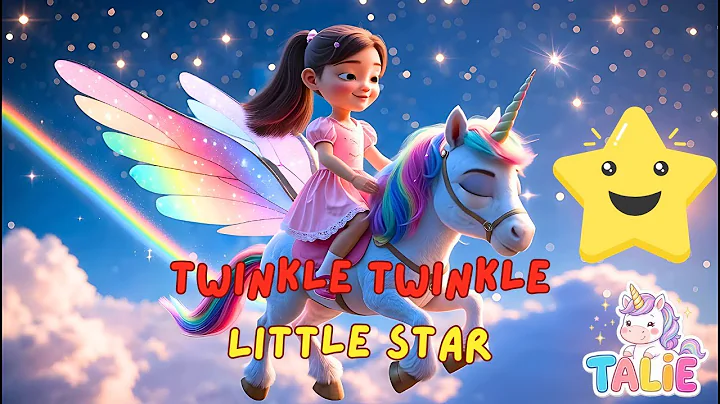 Twinkle Twinkle Little Star 🌟 | Nursery Rhymes with Talie the Magical Unicorn & Netalie for toddlers