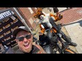 Sturgis strip in sidecar with Law tiger