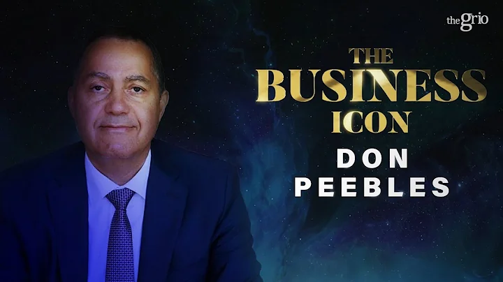 Don Peebles Accepts the Business Icon Award