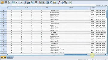 Opening up SPSS and Opening our Data