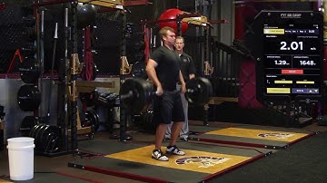 Velocity Based Strength Hang Clean Strength Training