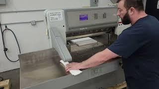 2000 Polar 78Es 30 5In Programmable Paper Cutter With Safety Lights And Air Table