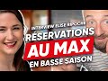 Maximisez vos rservations en basse saison  les secrets de revenue management avec jaffichecomplet