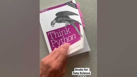 Books for Data Science - Developing Python Skills #Shorts