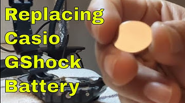 Replacing CR2016 3 Volt Battery of Casio G Shock 3230 DW-6900
