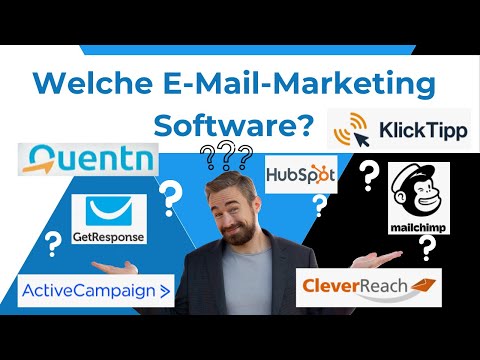 Welche E-Mail-Marketing Software soll ich nehmen? KlickTipp, Quentn, ActiveCampaign, Mailchimp, ...