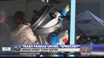 Sprocket the Trash Panda makes his public debut