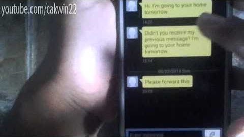 Samsung Galaxy S4: How to Forward a Text Message (Android Kitkat)