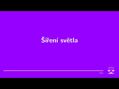 Video: Čo je to fyzika monochromatického svetelného zdroja?