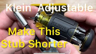 Klein Adjustable Stubby Screwdriver 32308 #kleintools