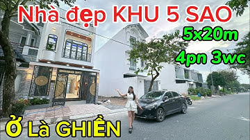 ☎️Ở Là GHIỀN Nhà đẹp Khu 5Sao Gần chợ Bình Chánh-5x20m 4pn 3wc MỚI TINH-LỠ TIẾC LẮM-Sổ Hồng trao tay