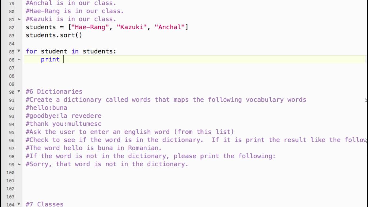 Python Final Review 5 - YouTube