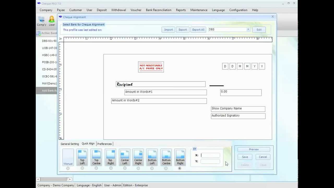 check printing template excel