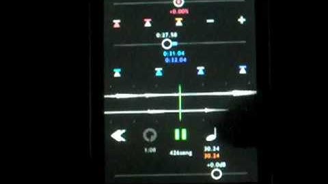 TouchTheWave test (DJ APP for iPhone)