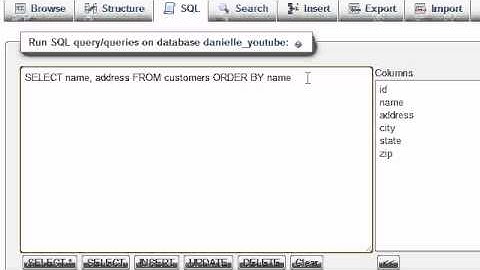 MySQL Database Tutorial - 8 - Sorting Results