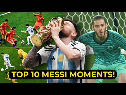 TOP 10 MESSI MOMENTS IN FOOTBALL