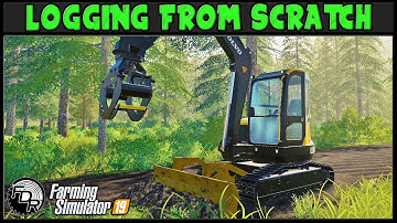 New Map Legion Hills! - Logging From Scratch 189 - Farming Simulator 2019 - FDR Logging