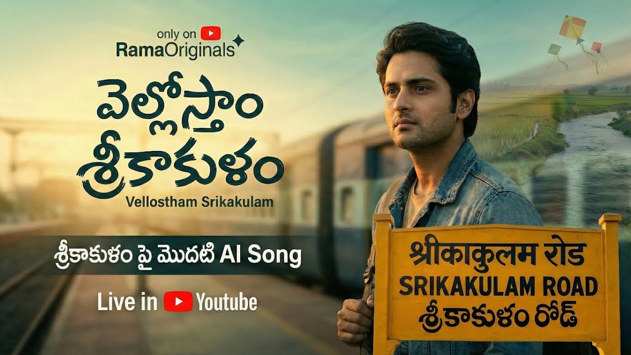 Vellostham srikakulam | వెల్లోస్తాం శ్రీకాకుళం  Original song by Ramakrishna Mankala . First AI Song