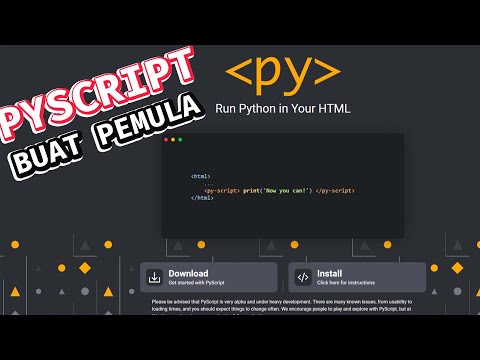 Python HTML - PYSCRIPT Yang Lagi Trend Di Indonesia ?