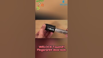 WELOCK Touch41: Fingerprint door lock  #welock #smartlock #diy