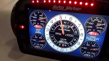 Auto Meter LCD Competition Dash at SEMA 2012