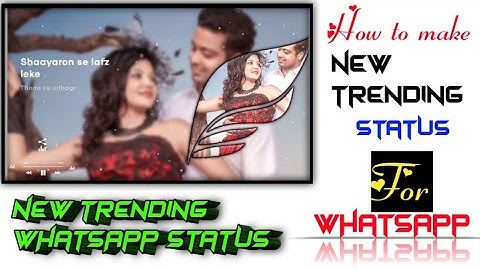 How To Create Trending WhatsApp Status Video in KineMaster || iMovie Status Tutorial on Android