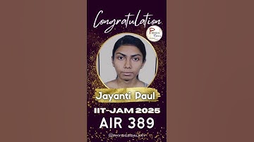 IIT JAM 2025 Topper|AIR 389|@physicsgalaxy1537 #iitjam #iitjam2025 #iitjamphysics #iitian #iit