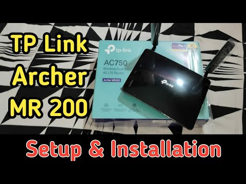 TP Link Archer mr200 | Setup & Installation | Best SIM Card Plug & Play Dual Band Router