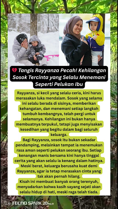 🌹 Rayyanza Menangis Sunyi, Kehilangan Sosok yang Selalu Memeluknya dengan Cinta Tanpa Batas