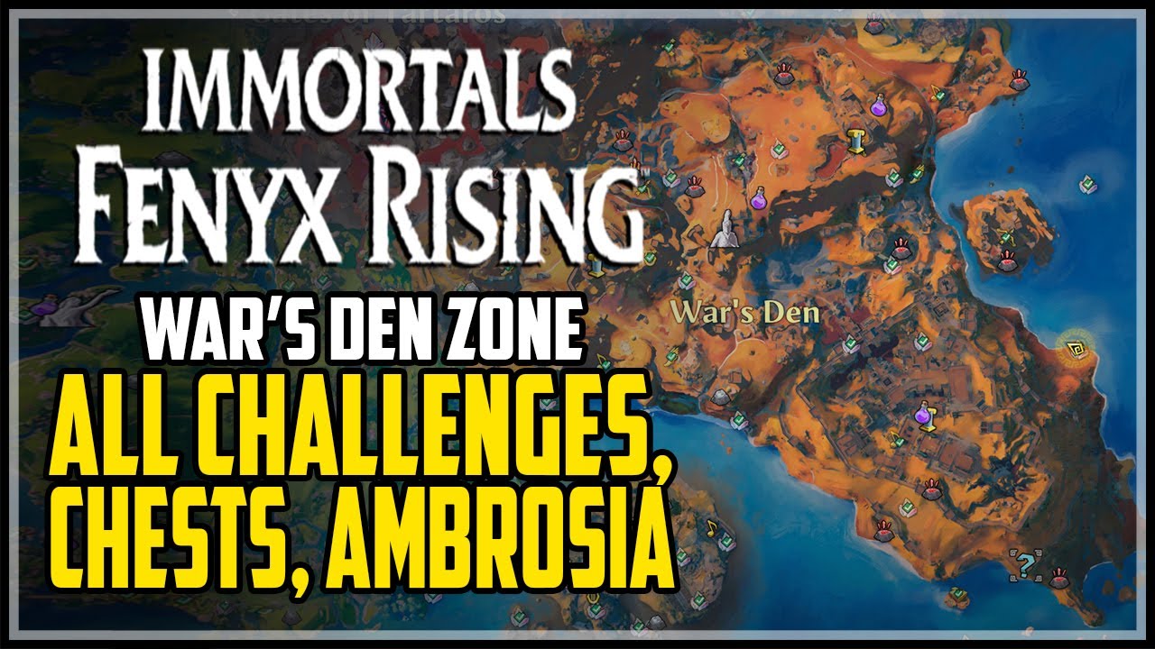 War's Den All Collectibles Immortals Fenyx Rising YouTube