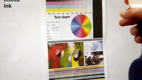 Inkrite Infiniti Ink Spray Test