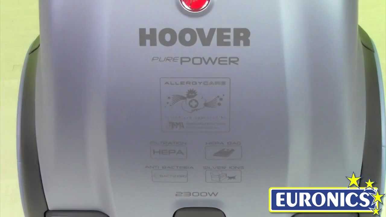 Hoover -- Scopa a traino Pure Power TPP 2321 Euronics.it - YouTube