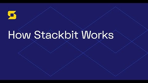 How Stackbit Works