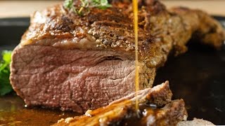 Easy one pot beef roast with wine sauce, low carb & paleo