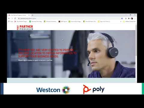 Poly Partnerportal - Ihr Westcon Webinar Sep 2020