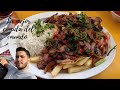 Probando comida Peruana en Lima