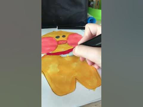 Уточка бумажная - YouTube