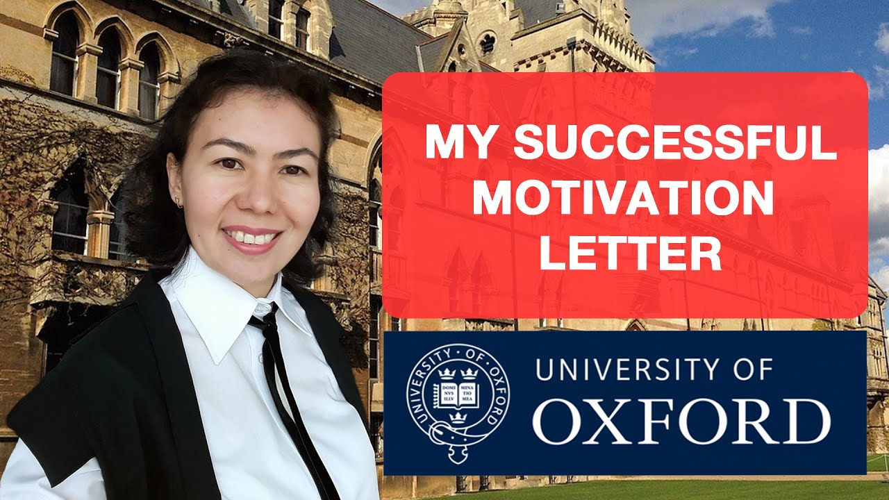 motivation letter oxford