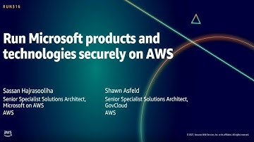 AWS Summit DC 2021: Run Microsoft products and technologies securely on AWS