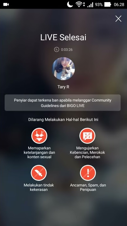 Bigo..Buka bh banned